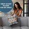 Americanflat Diamond Pattern Design Throw Pillow with Premium Polyester